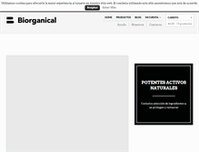 Tablet Screenshot of biorganical.com